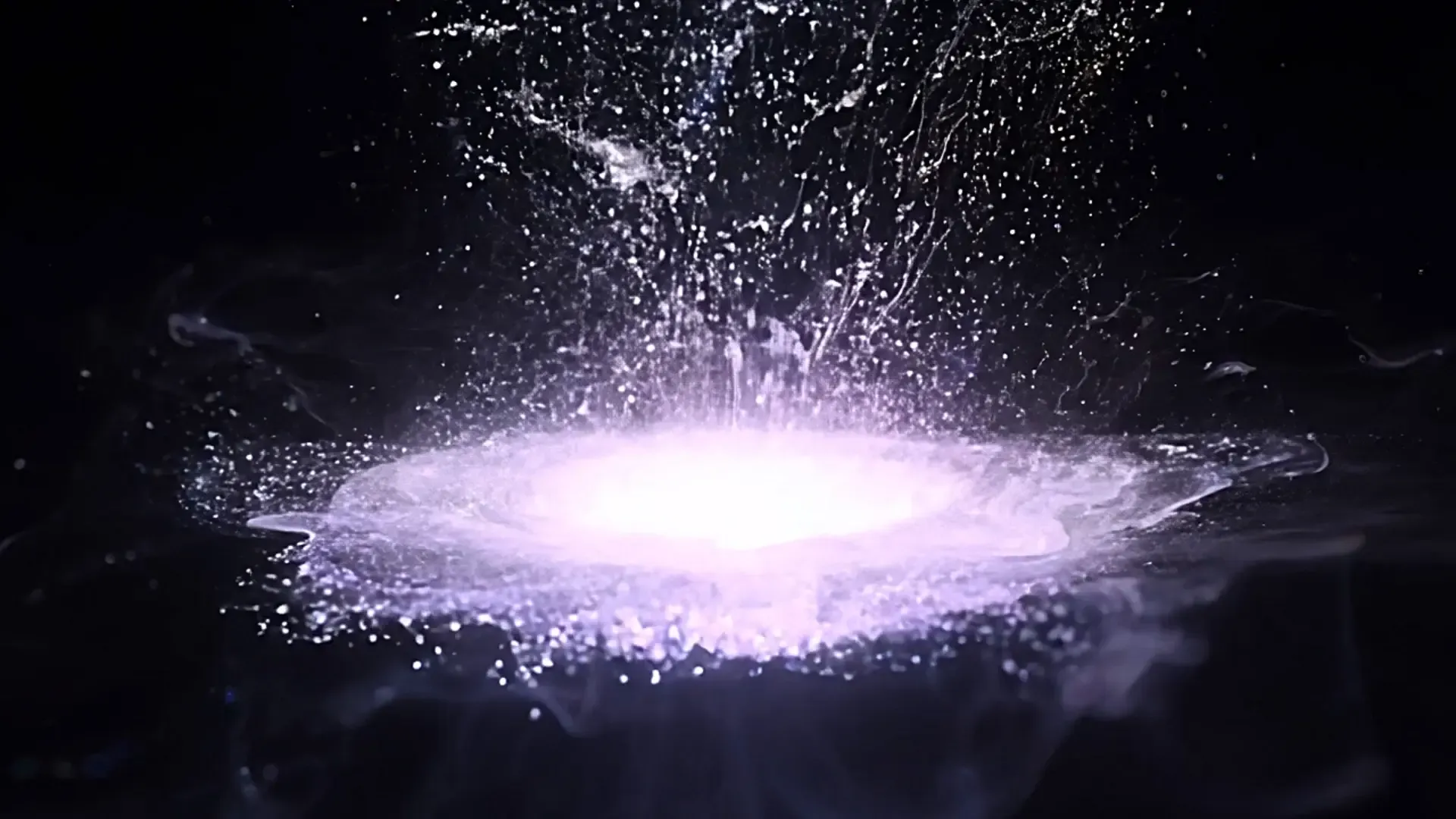 Sparkling Energy Explosion Overlay for Logo Animation